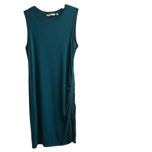 Athleta Teal Shirred  Dress Size S/P